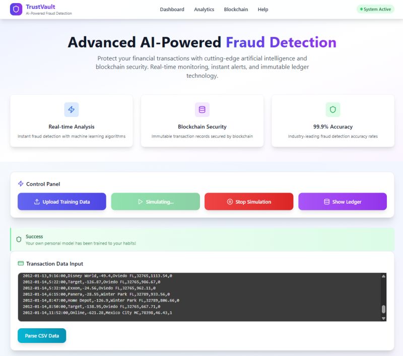 TrustVault — AI-Powered Fraud Detection System